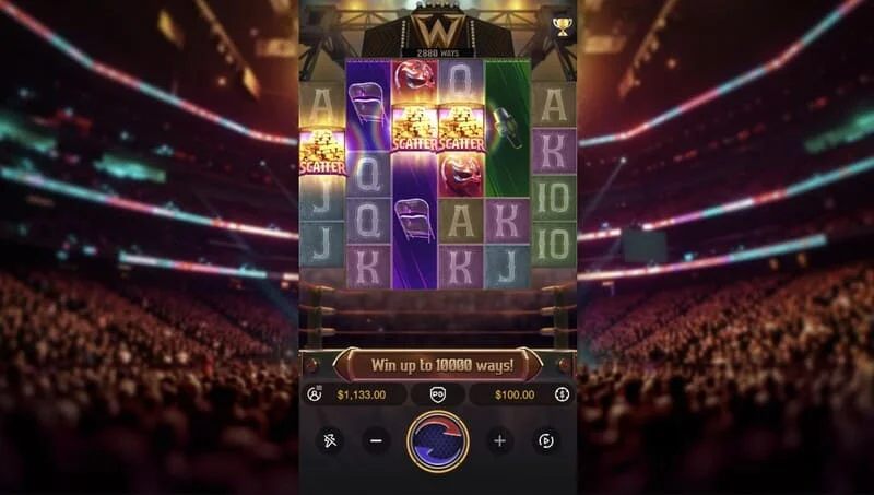 Reel Royale Showdown - cuatro Scatter, activan la ronda de bonificación